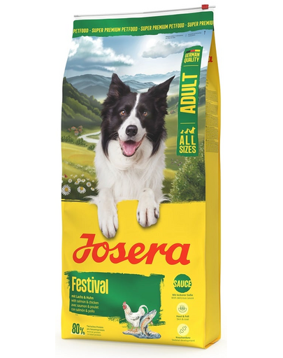 JOSERA Festival 12,5kg válogatós kutyáknak ízletes szósszal
