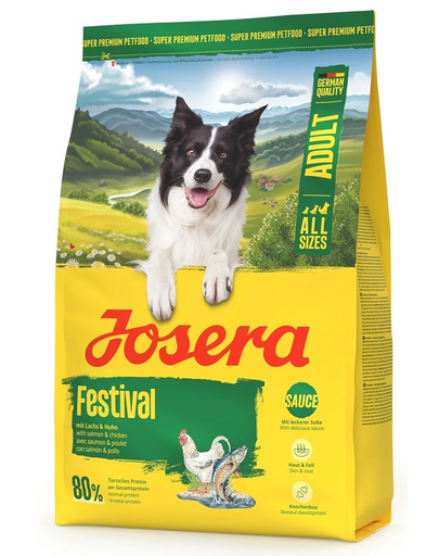 JOSERA Festival 3kg válogatós kutyáknak ízletes szósszal
