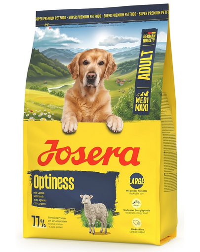 JOSERA Adult Optiness kg közepes és nagy testű kutyák számára nagy szemcsékkel