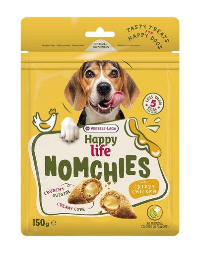 VERSELE-LAGA Happy Life Snack Nomchies Chicken 150g immunitást támogató jutalomfalat