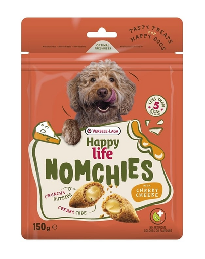 VERSELE-LAGA Happy Life Snack Nomchies Cheese 150g jutalom, amely támogatja az ízületek egészségét