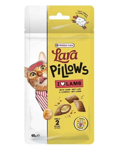 VERSELE-LAGA Lara Snack Pillows with Lamb Happy Chillz 60g jutalom, amely támogatja a relaxációt