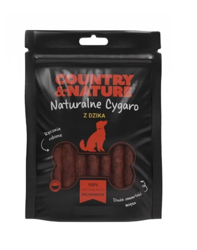 Cygara z mięsem dzika dla psa 20 x 85 g