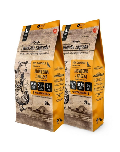 WIEJSKA ZAGRODA Bárány ropogós kacsával S 2x20 kg