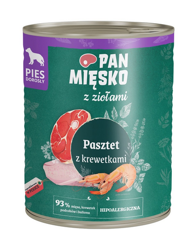 PAN MIÉSKO z ziołami Rákos pasztet kutyáknak 800 g
