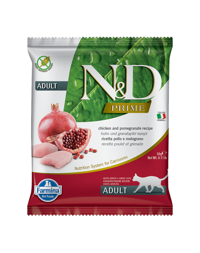 FARMINA N&D Prime Chicken & pomegranate Adult Cat 50 g