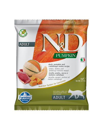 FARMINA N&D Cat Pumpkin Duck&Cantaloupe Melon Adult 50g