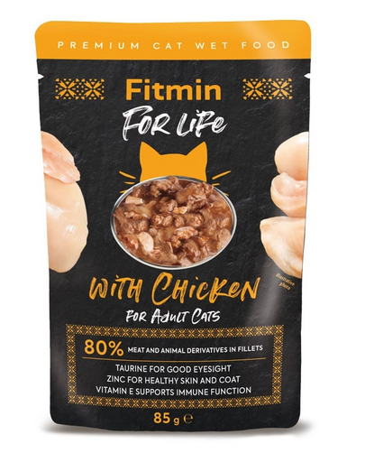 Cat for life pouch adult chicken 85 g