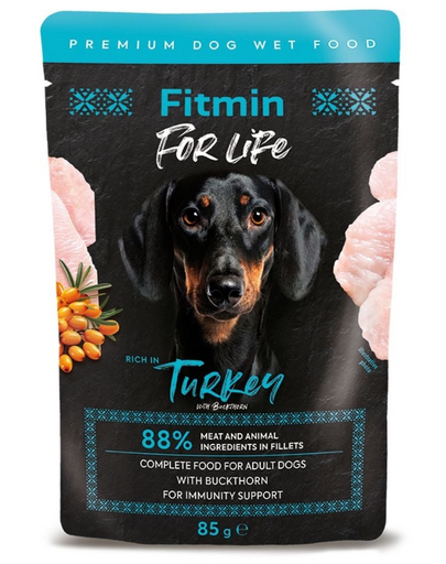 For Life Dog Adult Turkey 85 g indyk z rokitnikiem w sosie