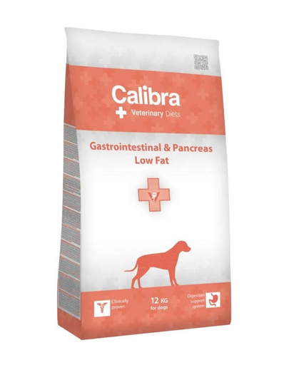 CALIBRA Veterinary Diet Dog Gastrointestinal & Pancreas Low Fat 12 kg