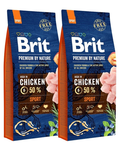 BRIT Premium By Nature Sport 30 kg (2 x 15 kg)