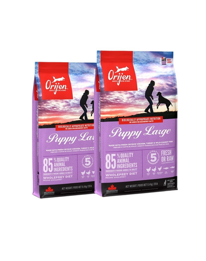 ORIJEN Puppy Large 22,8 kg (2 x 11,4 kg)