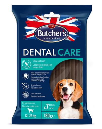 Dental Care for Medium Dogs 180g przysmaki denstystyczne dla psów ras średnich