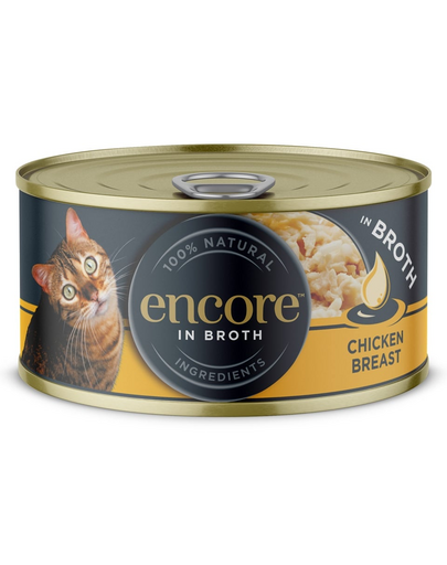 ENCORE Cat Chicken Breast in Broth csirke mell filé húslevesben 70 g