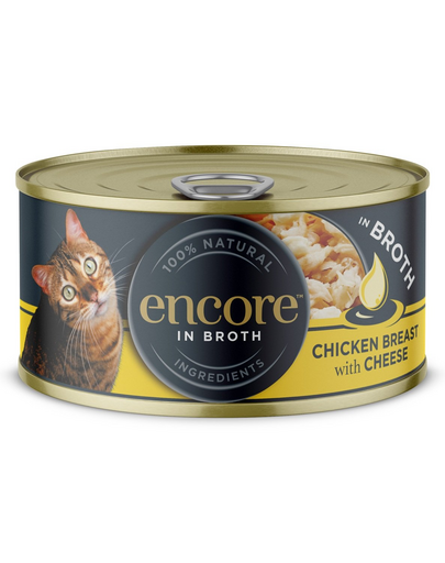 ENCORE Cat Chicken Breast with Cheese in Broth csirke sajttal húslevesben 70 g