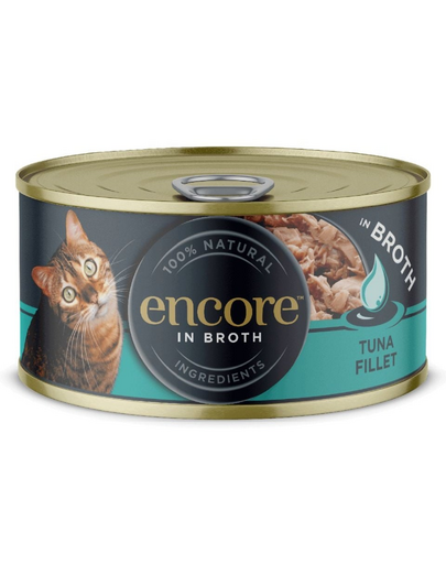 ENCORE Cat Tuna Fillet in Broth tonhalfilé húslevesben 70 g