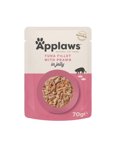 APPLAWS Cat Adult Pouch Tuna with Prawn in Jelly tonhalfilé garnélarákkal zselében 70 g