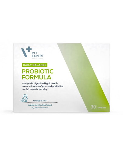 Daily Balance Probiotic Formula probiotyk i prebiotyk dla psów i kotów 30 kapsułek