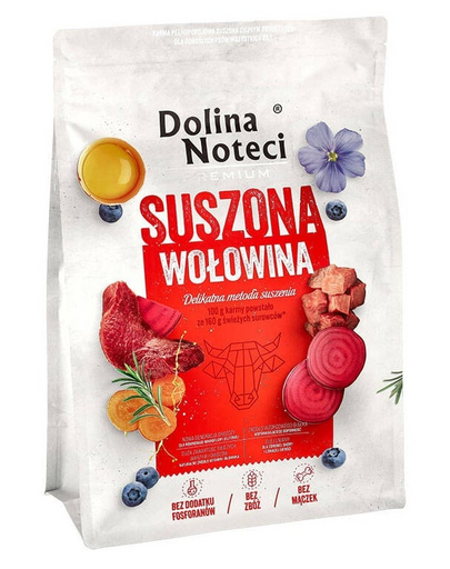 DOLINA NOTECI Premium Marhahús száraztáp kutyáknak 3 kg