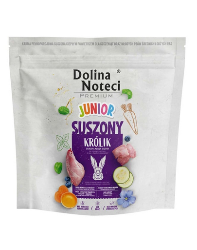 DOLINA NOTECI Premium Junior Nyúl száraztáp kutyáknak 1 kg
