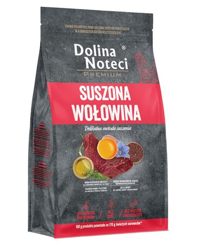 DOLINA NOTECI Premium Marha szárított eledel macskáknak 2 kg
