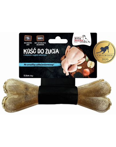 SYTA MICHA Rágcsáló csont kutyáknak érzékeny emésztőrendszerre 13,5 cm
