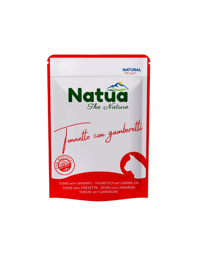 NATUA Natural Tonhal garnélával zselében macskáknak 70 g