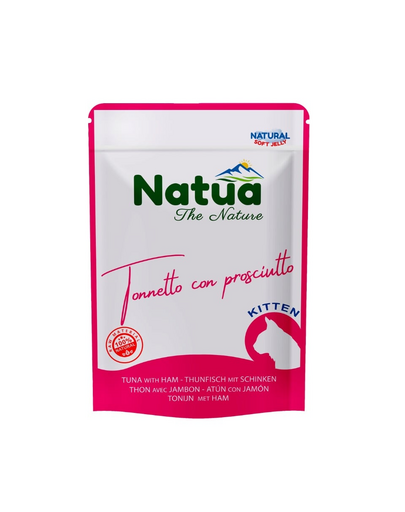 NATUA Natural Tonhal sonkával zselében kölyök macskáknak 70 g
