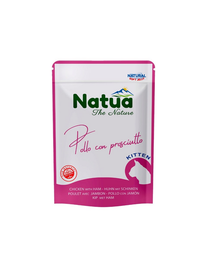 NATUA Natural Csirke sonkával zselében kölyökkutyáknak 70 g