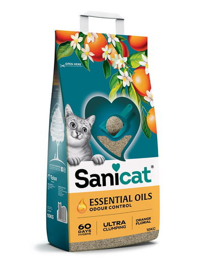 SANICAT Essential Oils Orange floral 10 kg bentonit alom