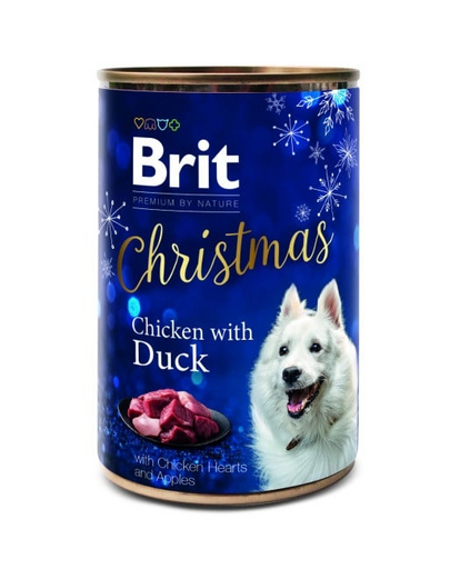 BRIT Premium By Nature Dog Christmas Chicken with Duck 400g csirkével és kacsával kutyák számára