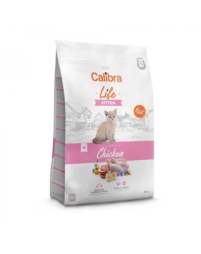 CALIBRA Cat Life Kitten Chicken 6 kg kölyökkutyáknak csirkével