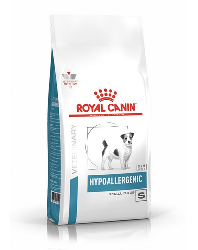 Royal Canin Veterinary Dog Hypoallergenic Small Dog sucha karma dla dorosłych psów ras małych wykazujących niepożądane reakcje na pokarm 3,5 kg