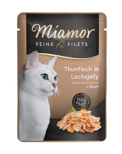 Feline Filets tuńczyk i łosoś w galaretce saszetka 100 g
