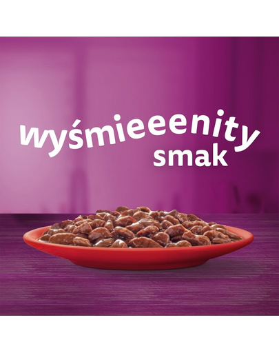 Klasyczne Posiłki mokra karma pełnoporcjowa dla dorosłych kotów w sosie 40x85 g