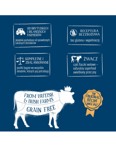 BUTCHER'S Original Tripe Mix, karma dla psa, ze żwaczem, pasztet, 1200g