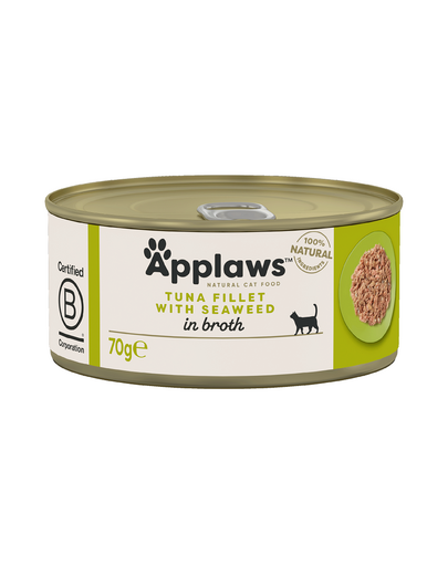 APPLAWS Cat Adult Tuna with Seaweed in Broth tuńczyk z wodorostami w bulionie 70 g