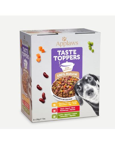 Applaws Dog Tin 8x156g Stew Multipack