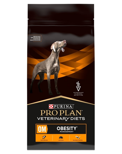 PURINA PRO PLAN Veterinary Diets Canine OM Obesity Management 12 kg kutyák számára a túlsúly csökkentésére