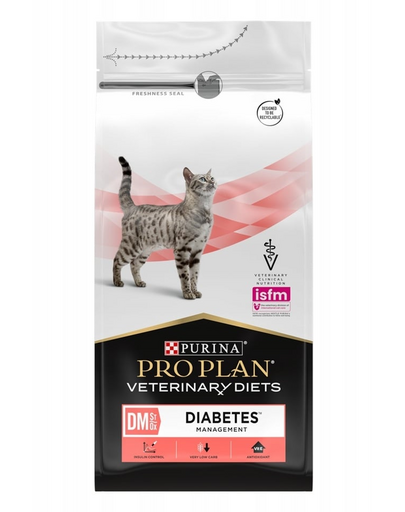 PURINA PRO PLAN Veterinary Diets Feline DM St/Ox Diabetes Management 1,5 kg száraz táp macskák számára cukorbetegség esetén