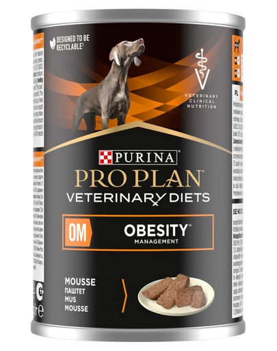 PRO PLAN Veterinary Diets Canine OM Obesity Management Mousse 400 g