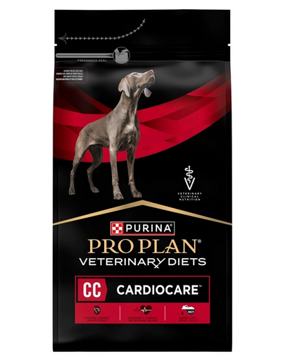 PURINA PRO PLAN Veterinary Diets Canine CC Cardiocare 3 kg kuty számára, akiknek szívfunkció támogatásra van szükségük