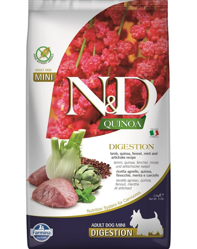 FARMINA N&D Quinoa Dog Adult Mini Digestion Lamb and fennel 100 g