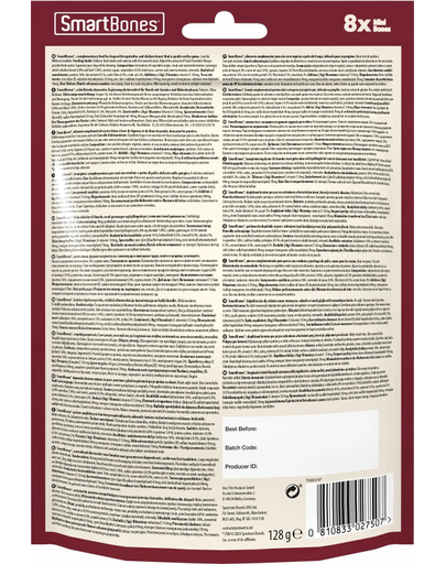 Beef mini 8 szt. gryzak dla psów ras małych wołowina