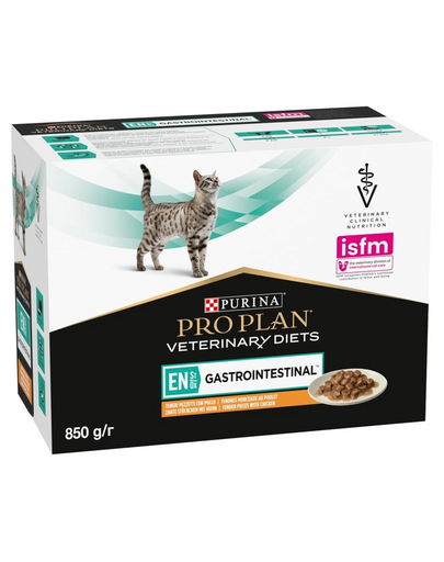 PRO PLAN Veterinary Diets Feline EN St/Ox Gastrointestinal Chicken 10x85 g