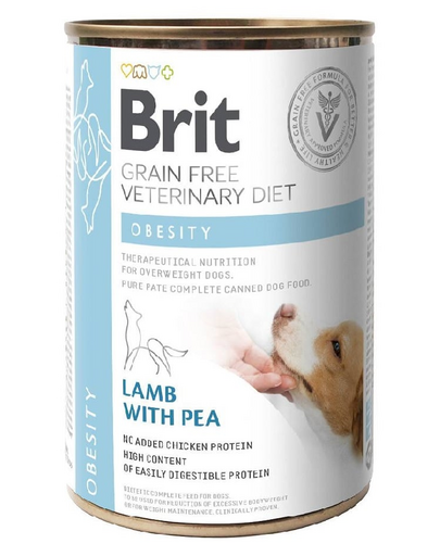 Veterinary Diet Obesity Lamb&Pea 400 g