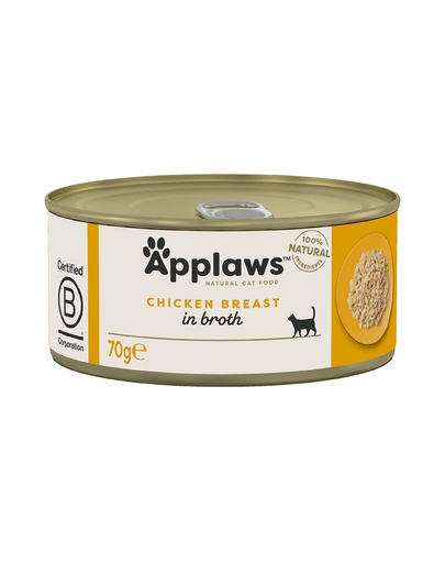 APPLAWS Cat Adult Chicken Breast in Broth pierś z kurczaka w bulionie 70 g