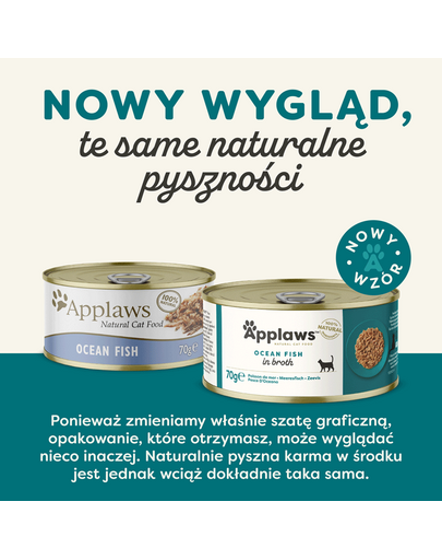 APPLAWS Cat Adult in Broth puszka w bulionie 70 g dla dorosłych kotów