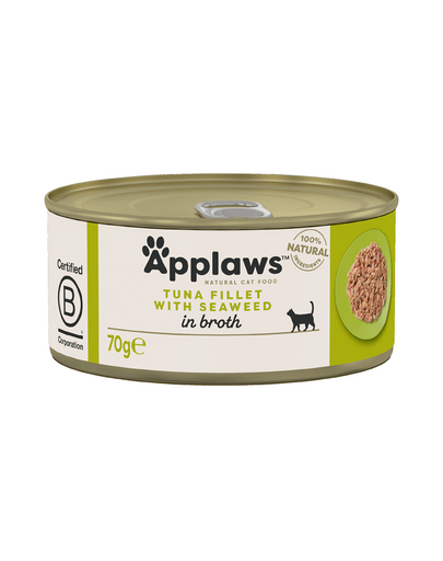 APPLAWS Cat Adult in Broth puszka w bulionie 70 g dla dorosłych kotów
