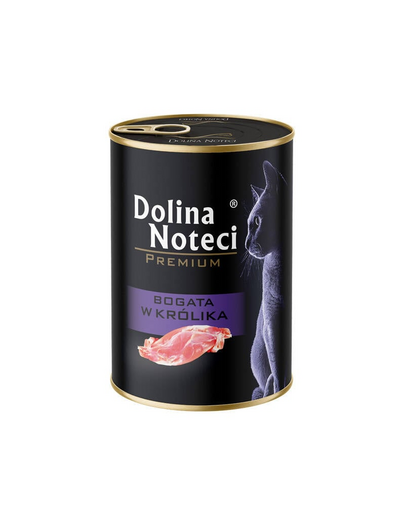 Premium Bogata w królika dla kota 400 g